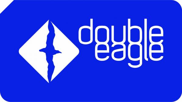 Doubleagle logo full negatif